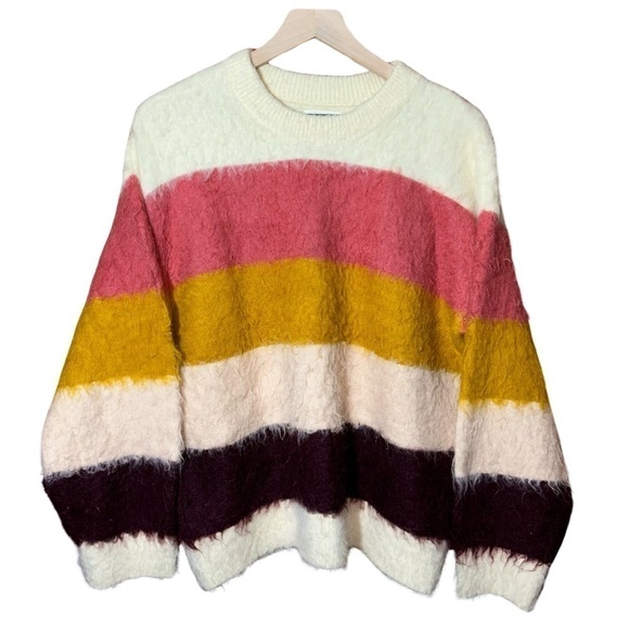 Lou & Grey Sweaters - 🌟 Lou & Grey Cozy Striped Sweater - Size L 🌟
